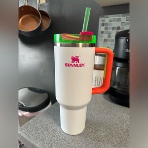 Stanley 40oz White w/ Neon Colors